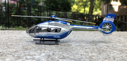 New 1:87 Scale Airbus Helicopter H145 Polozei Helicopter Metal + Plastic Model
