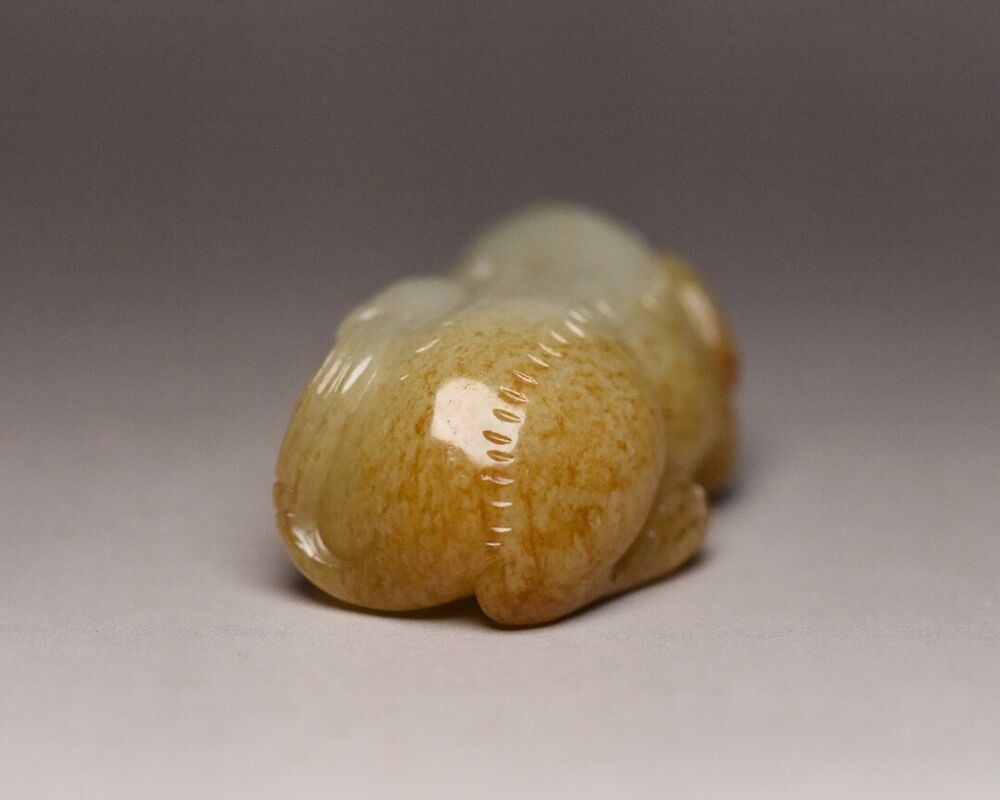 Chinese Hetian Jade Carved Exquisite Elephant Statue Antique Collections Artwork