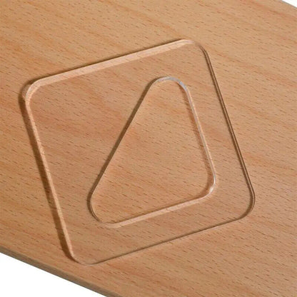 Cutting Board Acrylic Template Clear Router Triangle Straight Curvy DIY Stencils