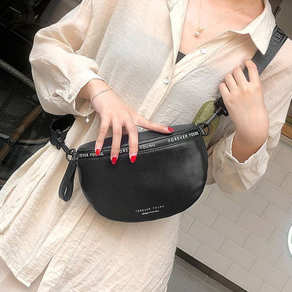 Waist Bags Shoulder Purse Belt Crossbody Pouch Genuine Leather Retro Chest Bag