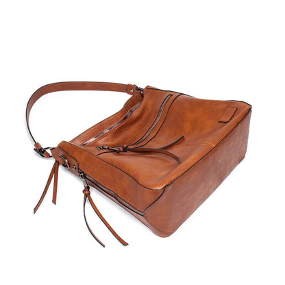 Winter Women Handbags Shoulder Bags Travel Weekend Leather Bag with Purse