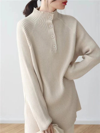Sweaters Women 2023 Autumn Winter Length Sweater Elegant Women's Pullover