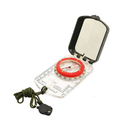 Orienteering Map Compass Outdoor Camping Adjustable Declination Clinometer LED