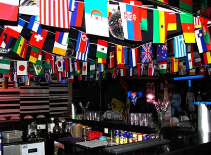 World Bunting Flag 14x21cm 20x30cm Football National Banner Decoration 24-200Pcs
