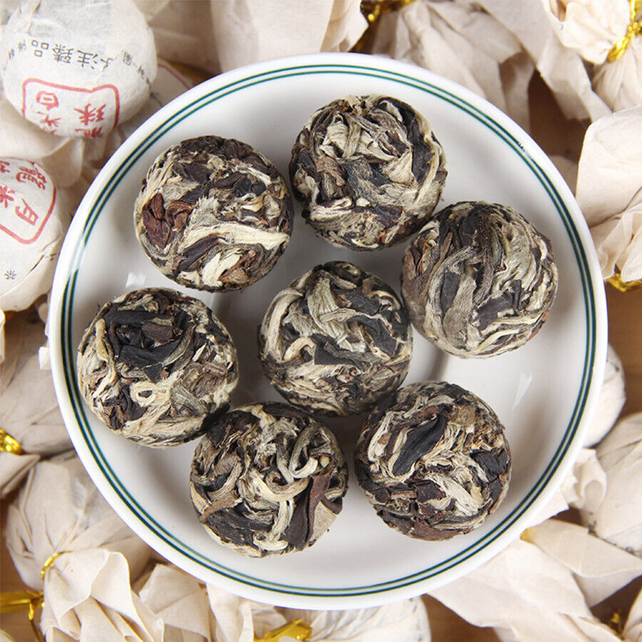 2024 Yue Guang Bai Dragon Pearl White Tea Organic Mini White Tea Loose Leaf
