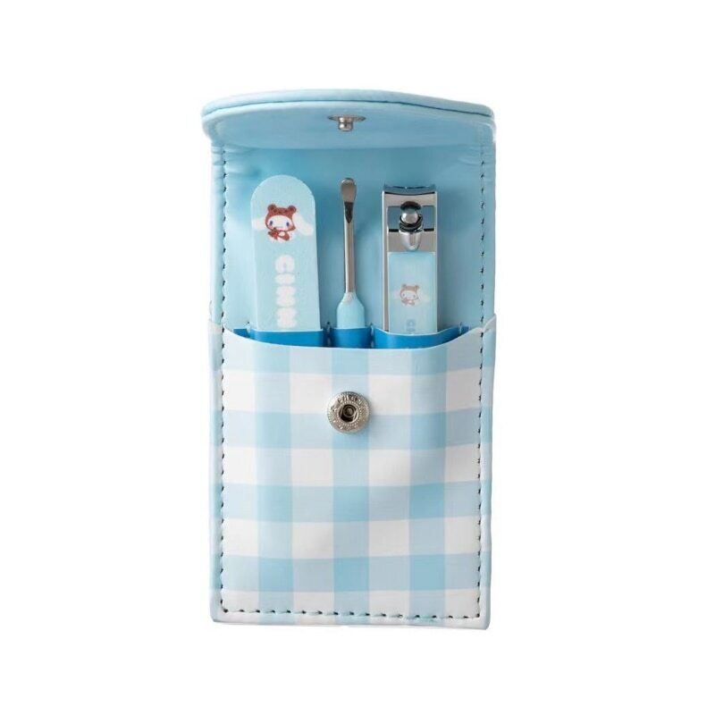 Kuromi My Melody Cinnamoroll Pochacco Portable Nail Clipper Ear Scoop Set