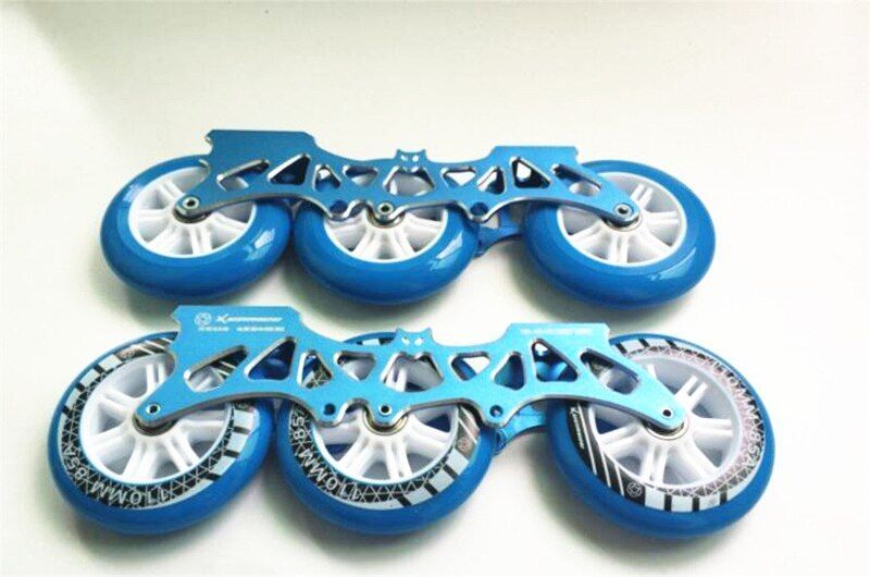 Frame Wheel Bearing 3*110mm Inline Speed Skating Frame Ultralight Alloy Base 85A