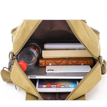 Canvas Men's Handbag Shoulder Bag Travel Crossbody Bag Travel Bag Tote