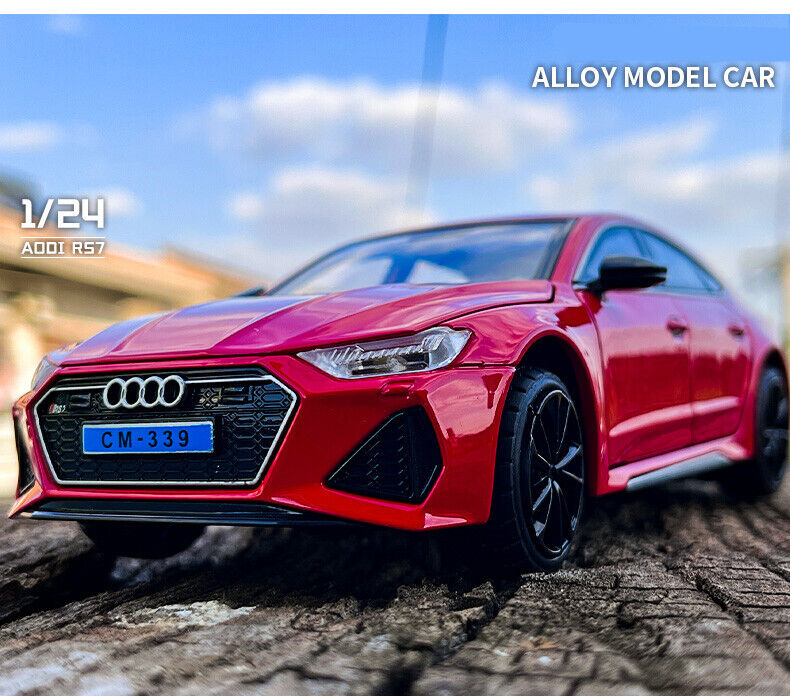 1:24 Scale AUDI RS7 Coupe Diecast Model Car Alloy Vehicle Toy Collection Gift