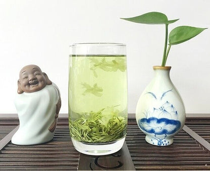 2023 Spring New Tea SiChuan Bi Tan Pian Xue Tea Jasmine Green Tea Bud Jasmine Flower Tea-