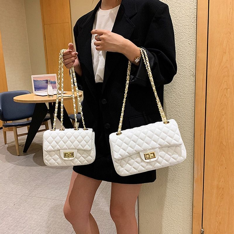 Shoulder Bag Leather Pattern Straddle Small Bag Purse Handbag 26*16*8 CM