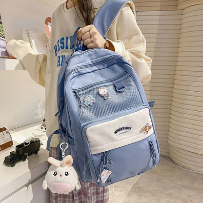 Women Backpack College Schoolbag Teenage Girls Travel Backpack Bookbag