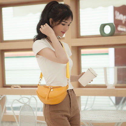 PU Leather Women's Bag Chest Bag Zipper Women's Shoulder Messenger Bag Handbags