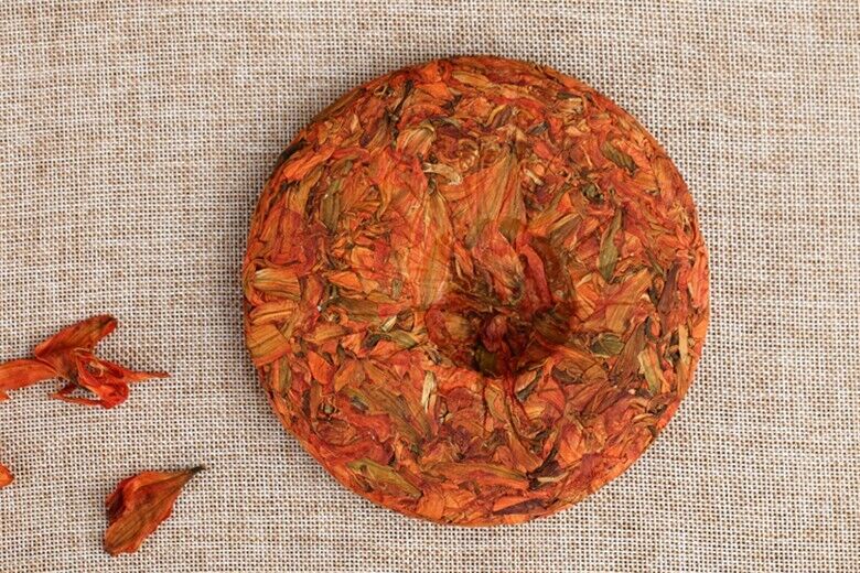 200g Premium Pure Natural Lily Scented Tea Cake Lungs Cough Sedative Lilies Tea