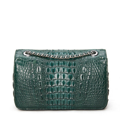 Handcrafted NileCrocodile Skin Leather Lady's Party/Cocktail Bags Crossbody Bag