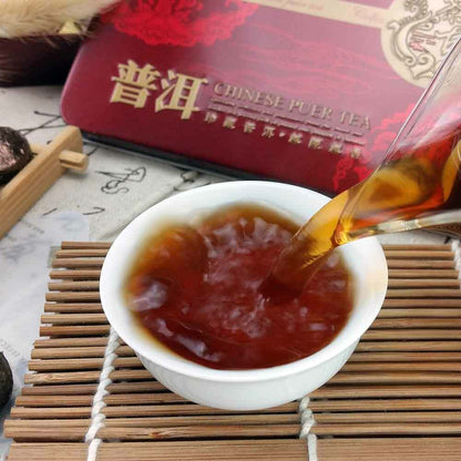 Glutinous Rice Ripe Mini Puer Puerh Tea Shu Puerh Tuocha Gift Pack 75g
