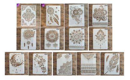 Wall Painting Stencils A4 Plastic Stamp Scrapbook Album Embossing Craft Template