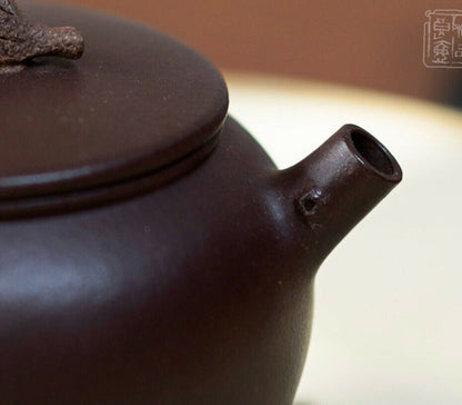 150cc chinese Yixing Handmade Zisha teapot ZiNi Bergamot Hu GongFu Tea Pot