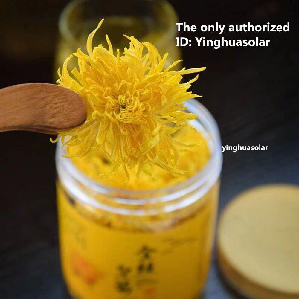 Dried Chrysanthemum Chinese A+ Herbal Tea 中国黄山特级贡菊金丝皇菊花清热去火护肝明目咽喉肿痛
