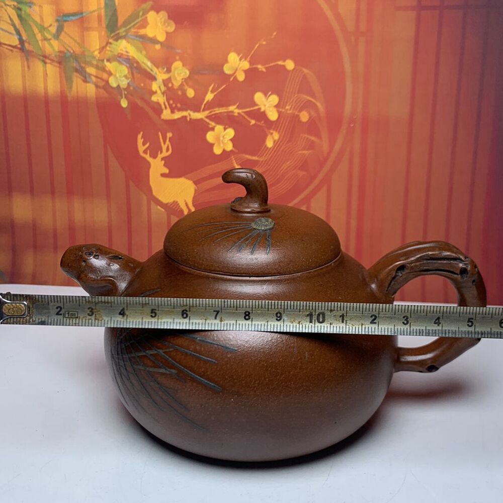 Vintage Chinese Yixing Purple Clay Teapot Zisha Ceremony Exquisite Teaware Rare