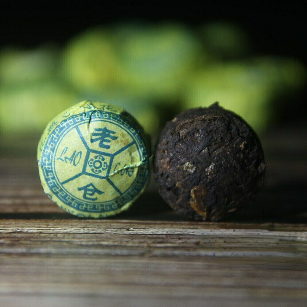 2015 Yunnan Tuocha Tea Chrysanthemum Aroma Ripe Mini Pu Erh Tuo Cha Tea Laocang-
