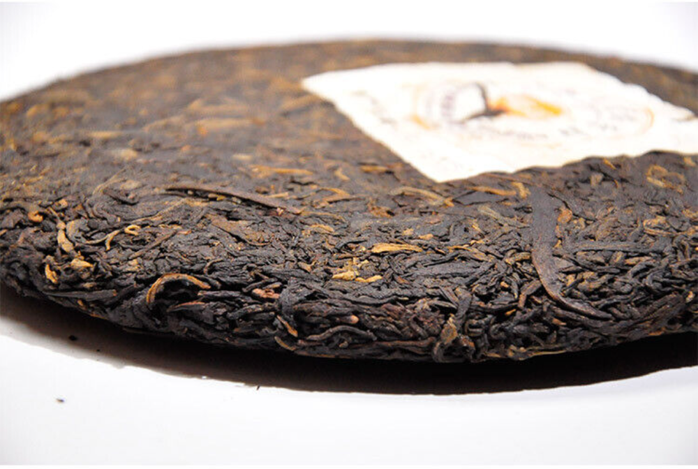 Yunnan Puerh Tea 7598 Ripe Pu-Erh Tea Cake Ancient Tree Black Tea Gift 12.6oz