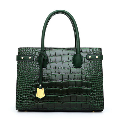 Women's PU Leather Crocodile HandbagS Sling Satchel Tote CrossBody Shoulder Bags
