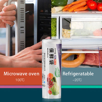 Disposable Plastic Food Roll Bags Vest PE Freshness Thicken Protection Seal Bags