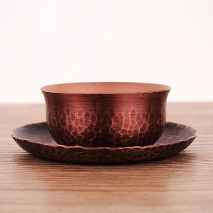 Bowls 50ml Engraved Pure Copper Mini Vodka Liqueur Spirits Retro Coffee Wine Cup