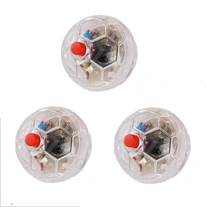 3Pcs Ghost Hunting Motion Light Up Balls Flash Paranormal Equipment Pet Toy