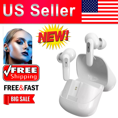 TWS Wireless Bluetooth 5.0 Earphones Headset Earbuds Stereo Headphones With Mic