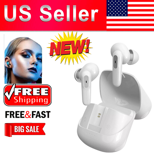 TWS Wireless Bluetooth 5.0 Earphones Headset Earbuds Stereo Headphones With Mic