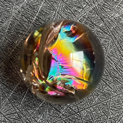 Crystal Balls Natural Stone Smoky Rainbow Sphere Quartz Feng Shui Decors 20-23mm