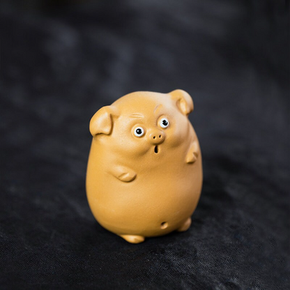 Yixing Purple Clay Tea Pet Cute Cat Zisha Tea Accessories