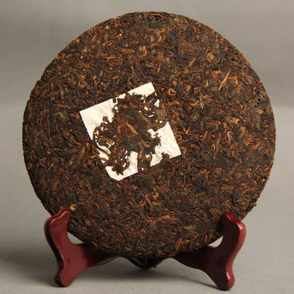 357g,Yunnan Menghai Banzhang Golden Bud Pu erh Tea Cake,CHINA PU ER cooked BEENG