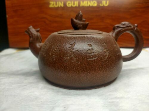 Chinese Yixing Zisha Clay Handmade Exquisite Teapot #8488550