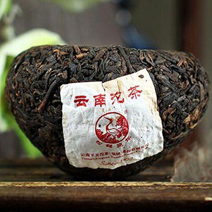 Yunnan Xia Guan Song He Yan Nian Puerh Ripe Tea Tuo Cha 100g