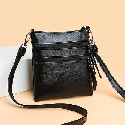 Small Shoulder Bag Synthetic Leather Crossbody Bag Messenger Bag Handbag Purse