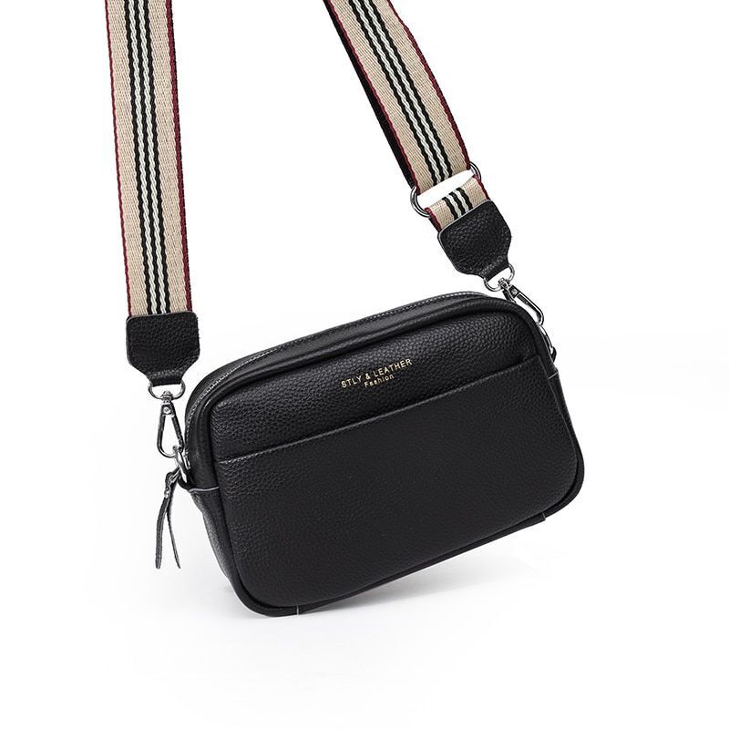 Vintage Crossbody Cowhide Cell Phone Shoulder Bag Genuine Leather Women Wallet