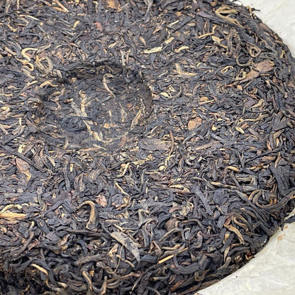 Pu-erh tea,2004,Disn yi hao,Menghai Yuanye Township Ancient Tea Trees, 400g,Raw