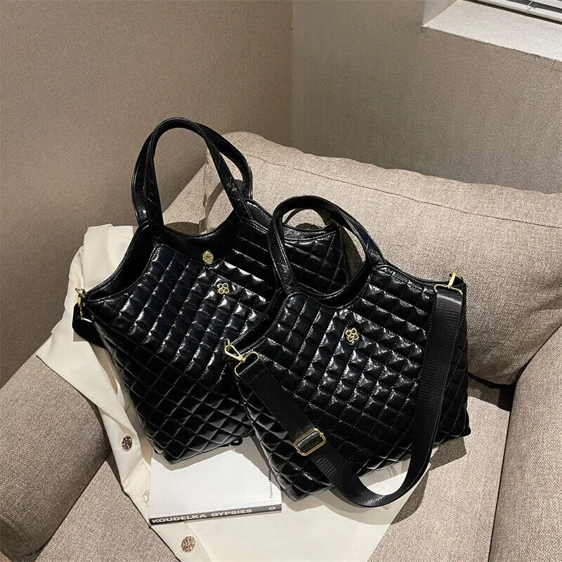 Winter Quilted Bag Shoulder Bag Handbags Tote Bags Women Top Handle Bag