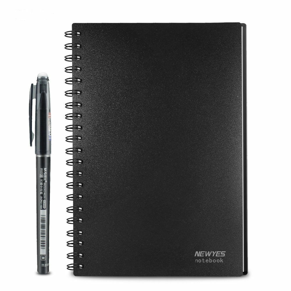 Notebook A6 Size Smart Reusable Erasable Erase Notepad Note Pad Lined Pen Paper