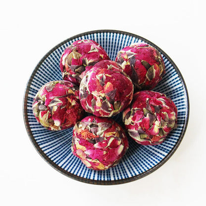 Premium Imperial Dried YunNan Pearl Red Rosebud Tea * Rose Tea