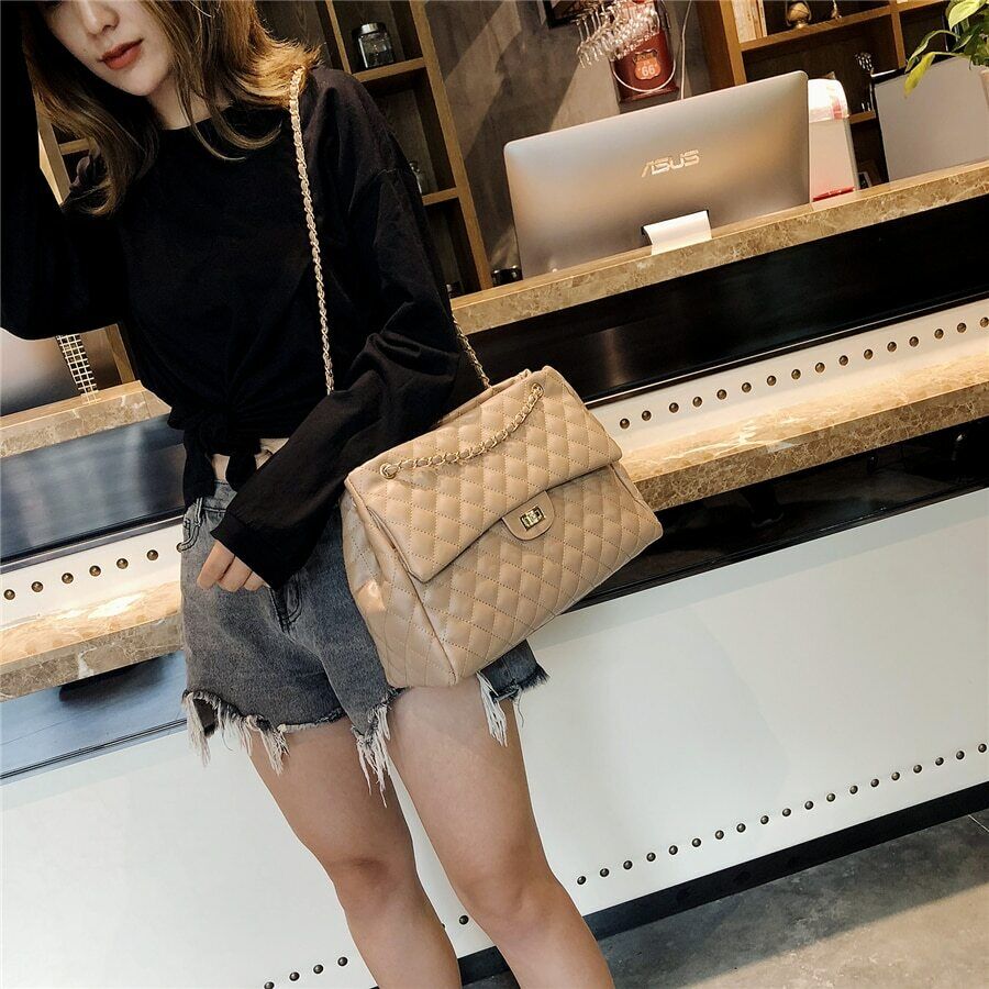 High Quality Women Pu Leather Shoulder Bag Luxury Large Capacity Crossbody Bag
