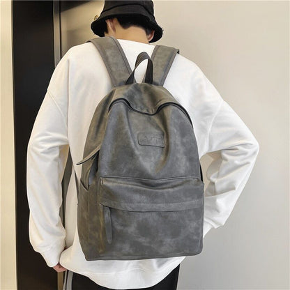 Women Man Backpack Leather Men's Backpacks Girl Back Pack Laptop Bag Travel Bag