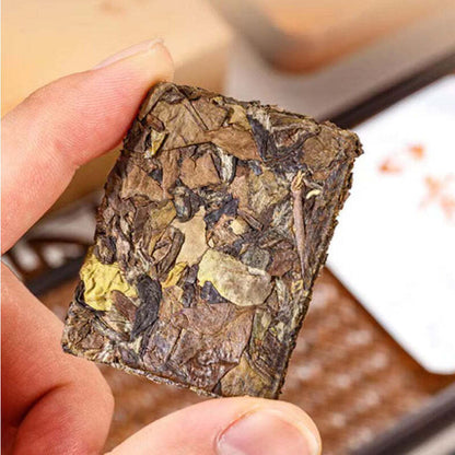 100g Premium Fuding White Tea Gongmei White Tea Brick Portable Gift Tea Package