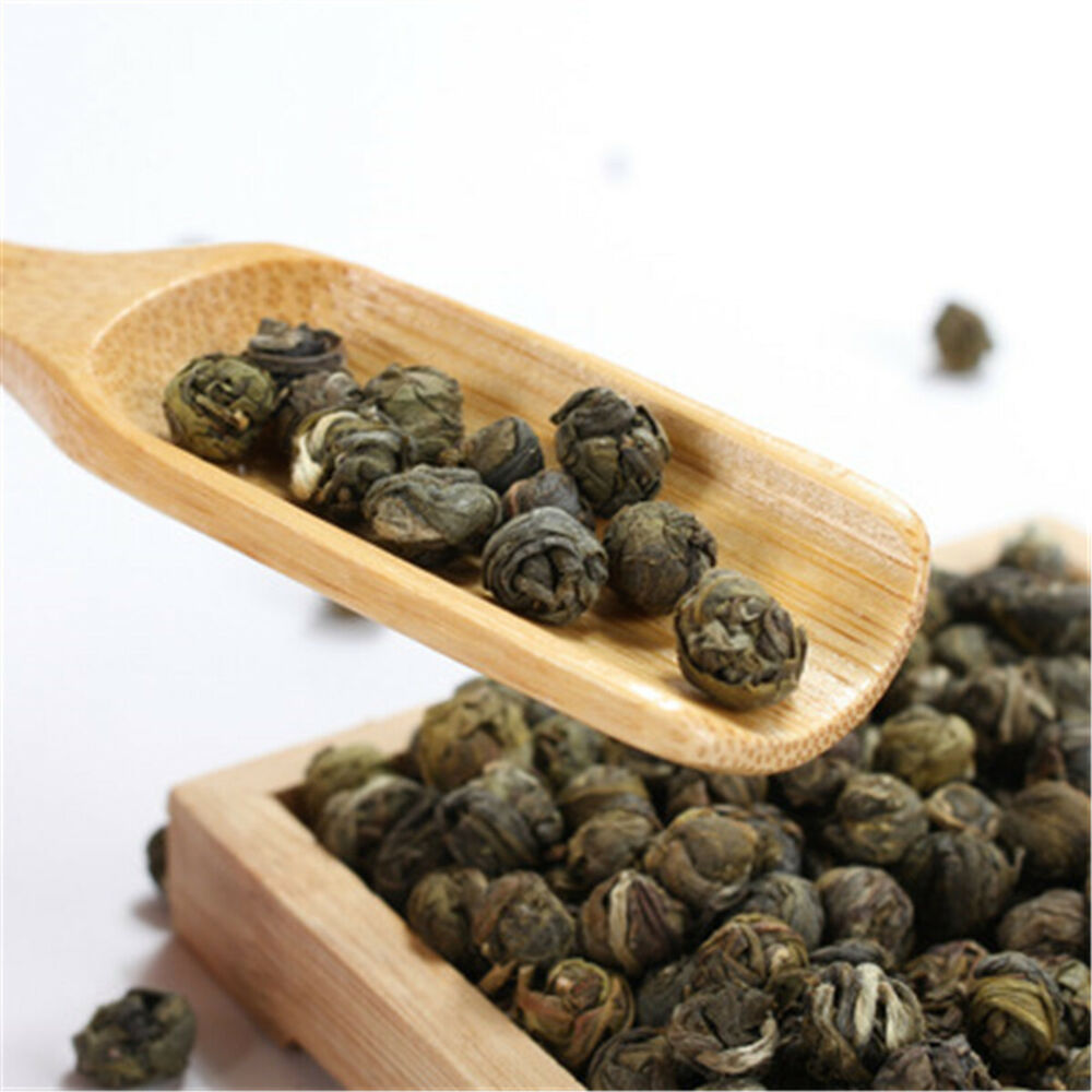 NEW 100% Organic High Quality King Grade Jasmine Dragon Pearl Chinese Green Tea