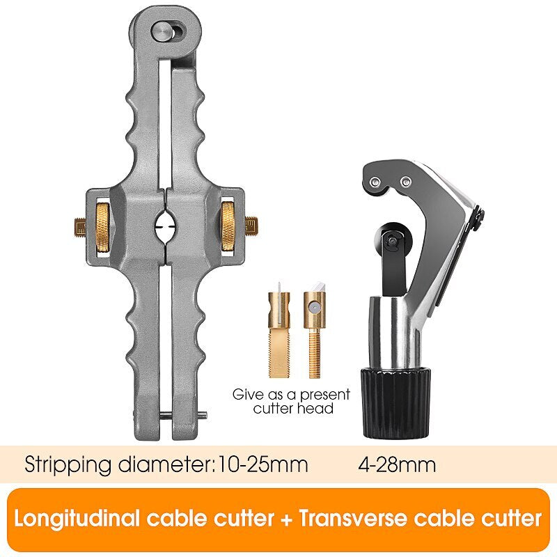 Longitudinal Opening Knife Sheath Cable Slitter Fiber Optic Cable Stripper SI-01