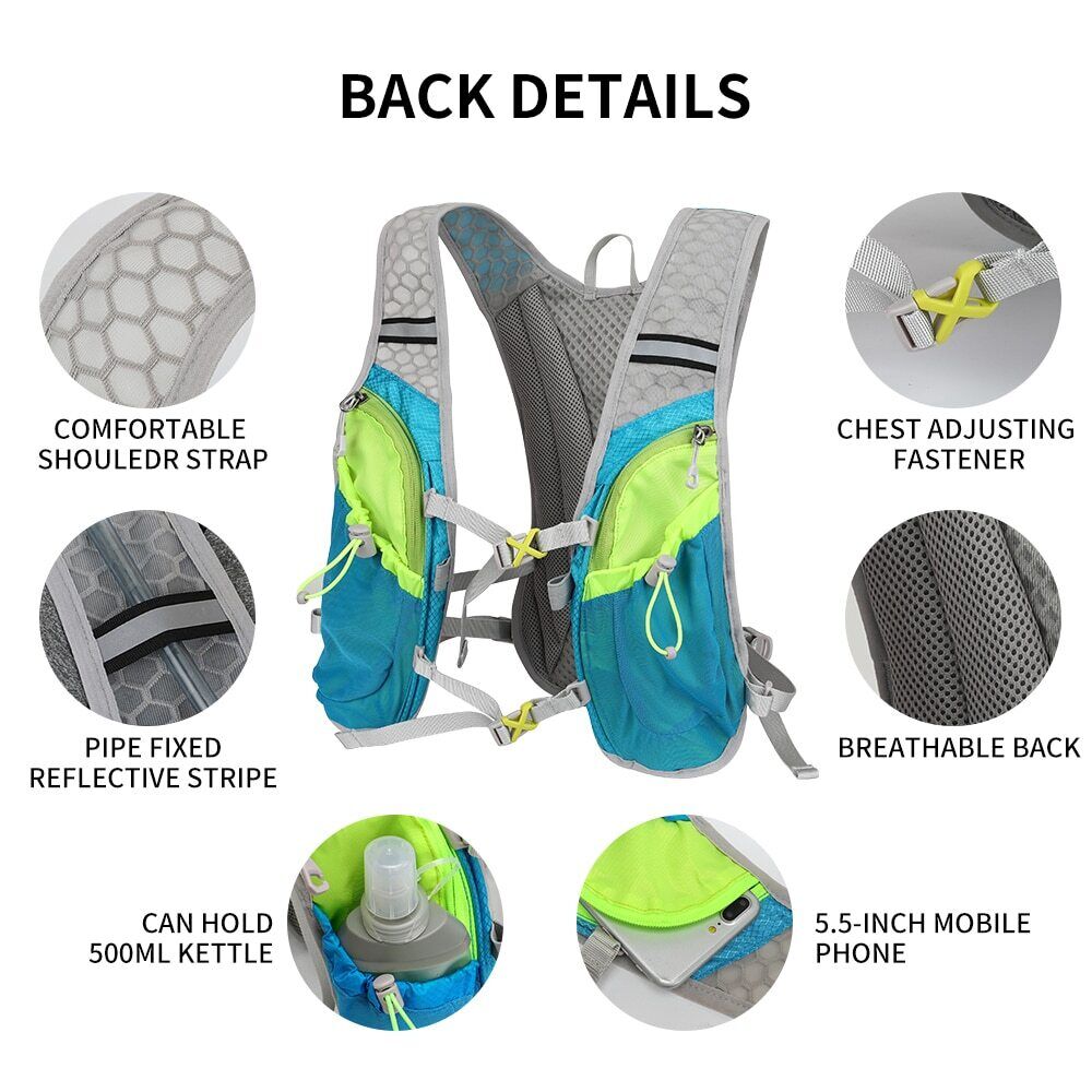 Running Cycling Trail Running Hiking Outdoor Water Bag Backpack 1.5L Water Bag