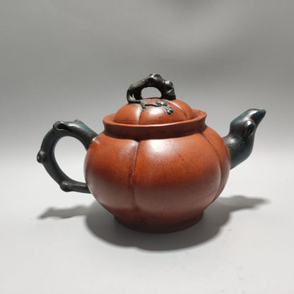 Vintage China Yixing Purple Clay Teapot Zisha Ceremony Fine Plum Blossom Teaware